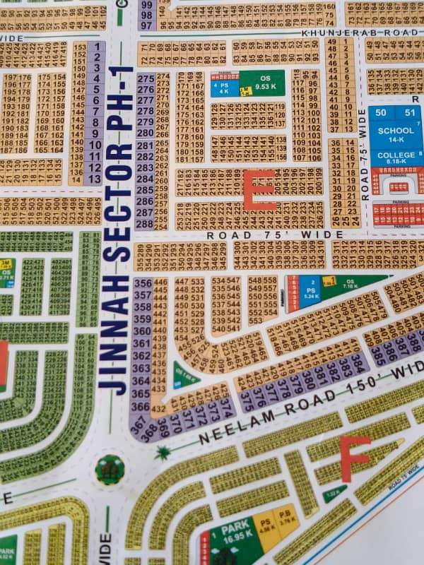 POSSESSION 1 KANAL PLOT FOR SALE LDA CITY LAHORE JINNAH SECTOR 0