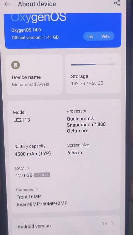One Plus 9 with PTA approved 2