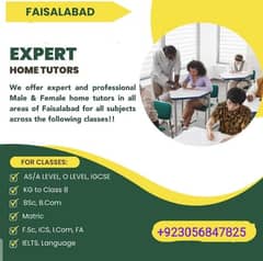 Home tuition/ Male home tutor Available contact no. 03056847825