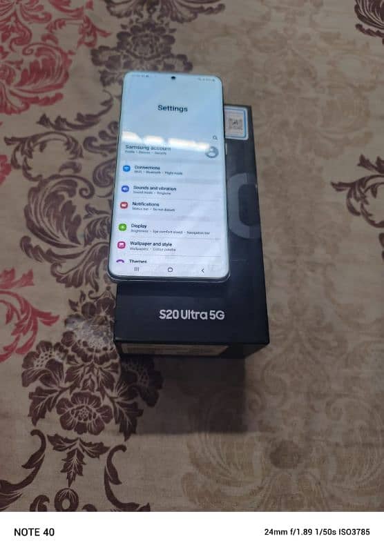 samsang s20 ultra 5g 12 g ram 128 g m good condition 5
