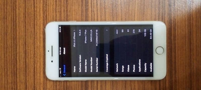 I phone 7 plus all ok official pta approved call 03143487071 7