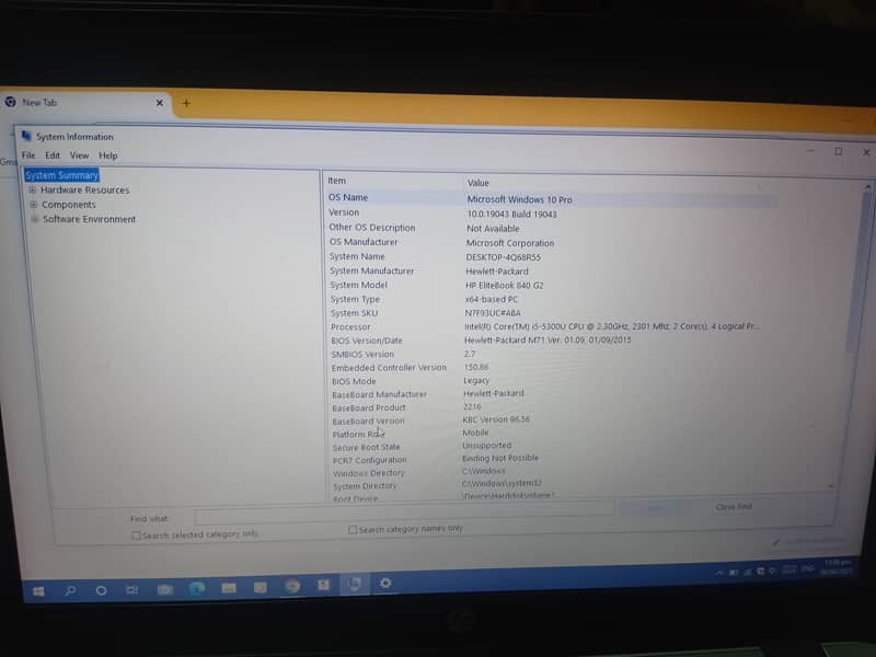 HP Elite Book 840 Core i5 5th Generation 2