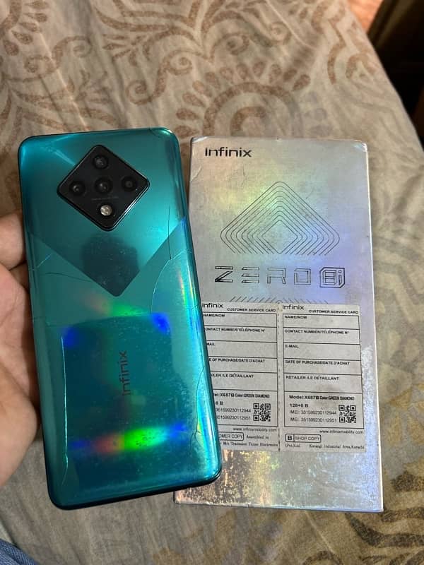 infinix zero 8i  8/128 0