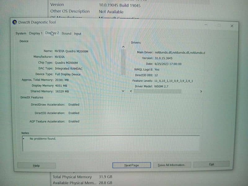 Dell 7510 Precision i7 6th gen 32gb 512gb 4gb graphics card 7