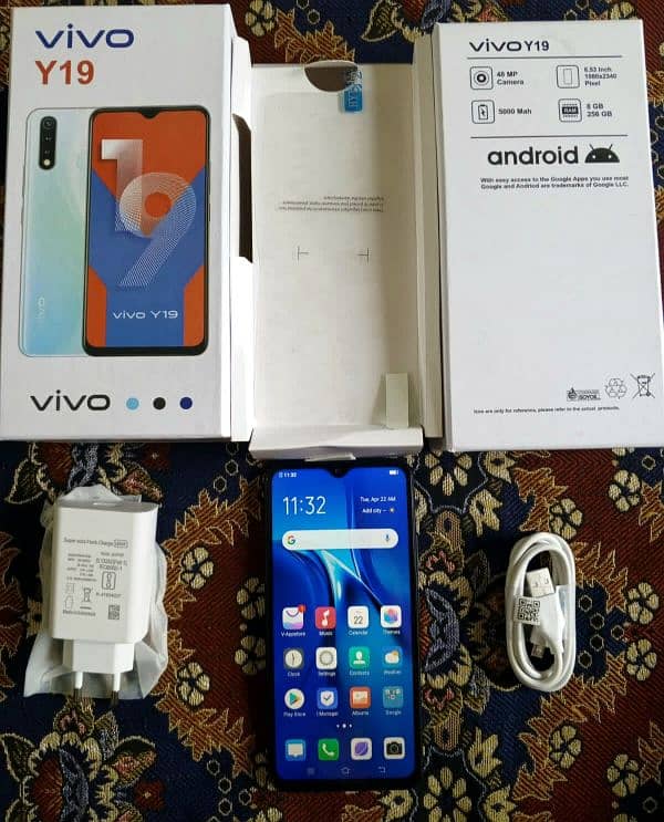 8/256GB, Vivo y19 Complete Box New 0