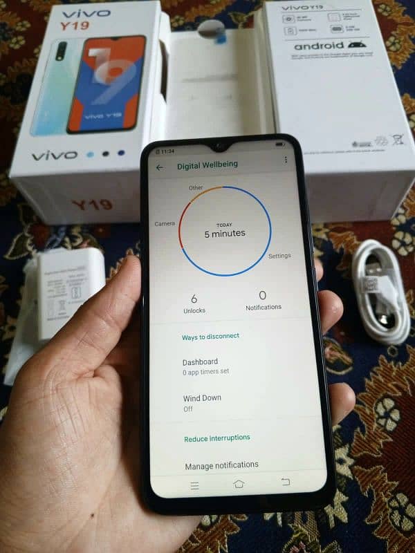 8/256GB, Vivo y19 Complete Box New 5