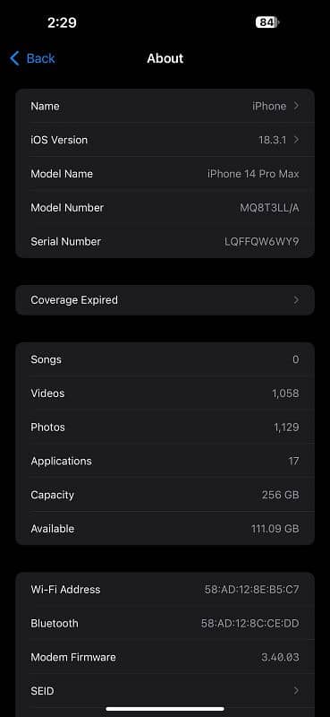 IPHONE 14 PRO MAX JV ALMOST BRAND NEW 2