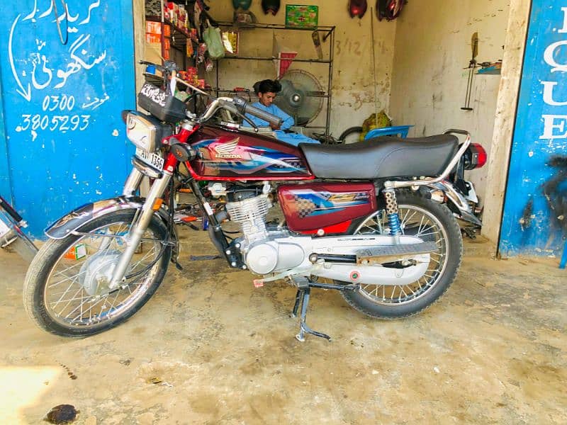 Honda cg 125 2024 model all punjab number 0