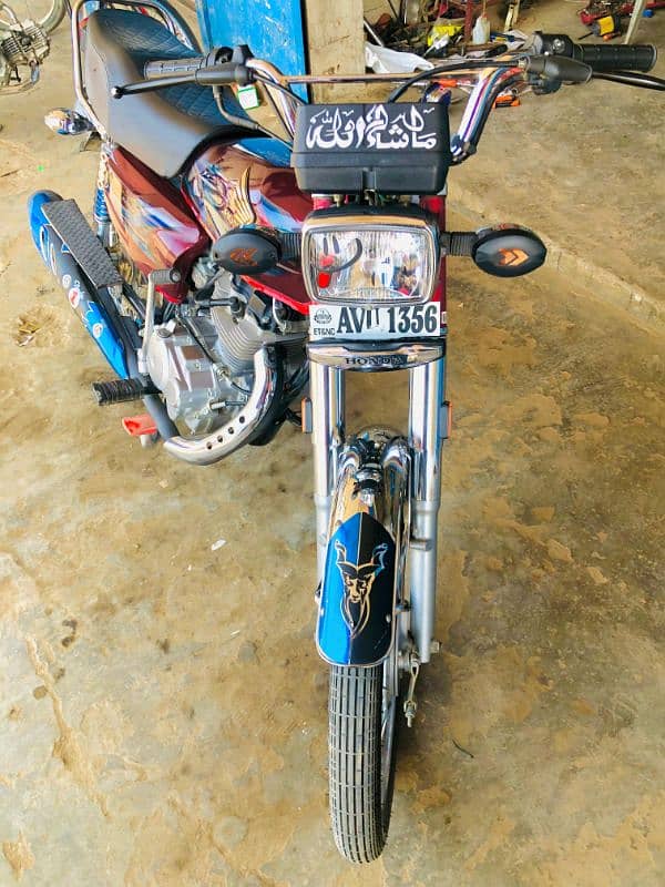 Honda cg 125 2024 model all punjab number 4