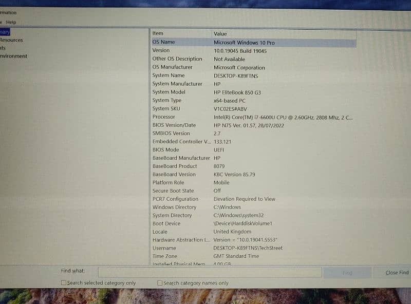 HP Elitebook i7 6th Generation - Model 850 G3 in mint condition 6