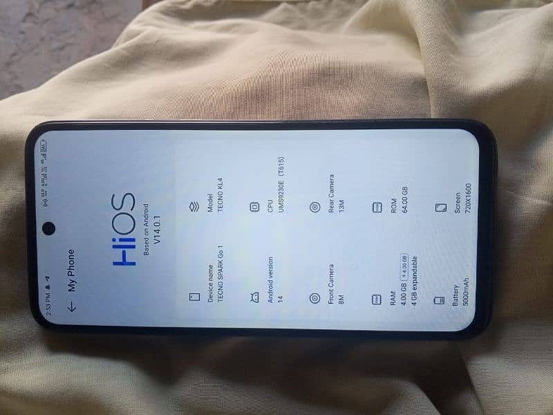 Tecno spark go1 5