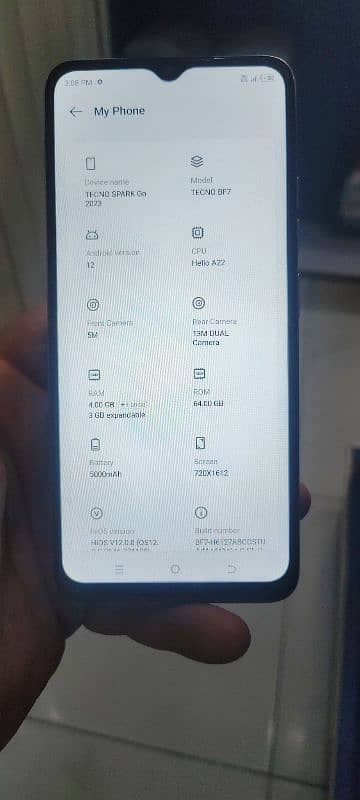 Tecno spark Go  used phone Mobile with chrger 7