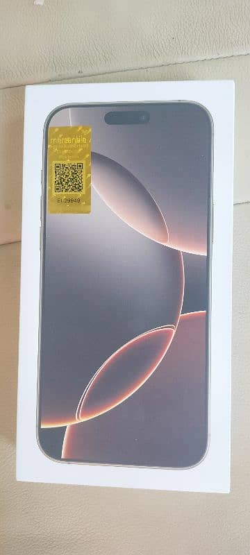 iphone 16 pro max PTA approved 256 Gb desert titanium 0