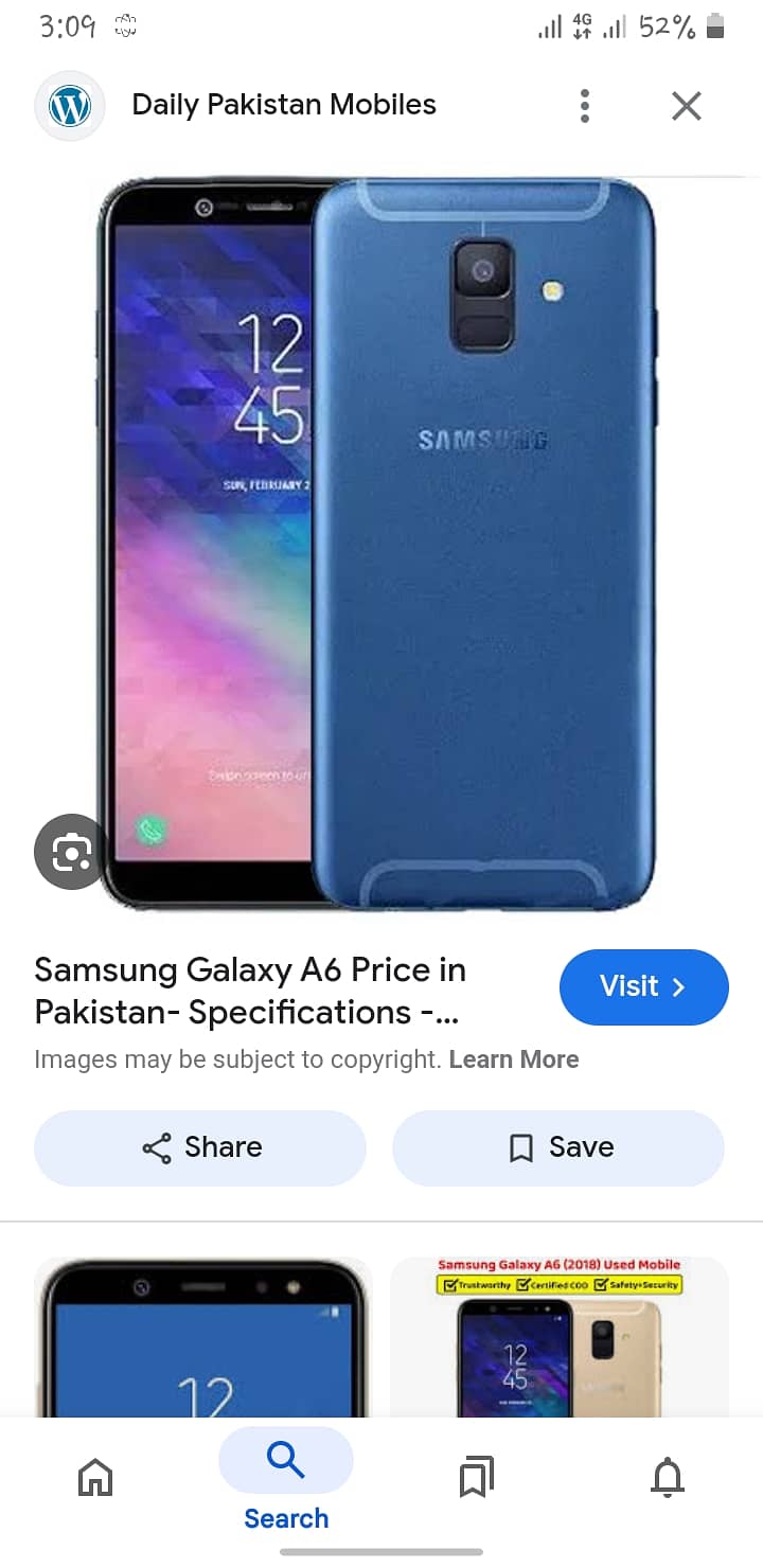 Samsung Mobile A6 0