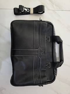 Bullcaptain Genuine leather laptop bag
