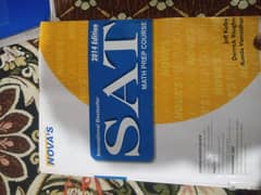 SAT test maths preparation book