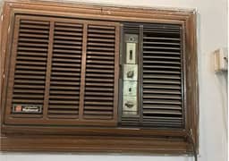 National Window AC 1.5 Ton working condition