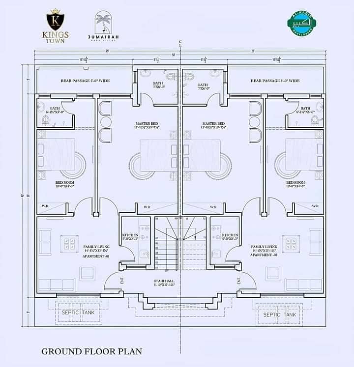 05 Marla Jumeirah Park Villa Available For Sale In Easy 3.5 Years Installments Plan 2