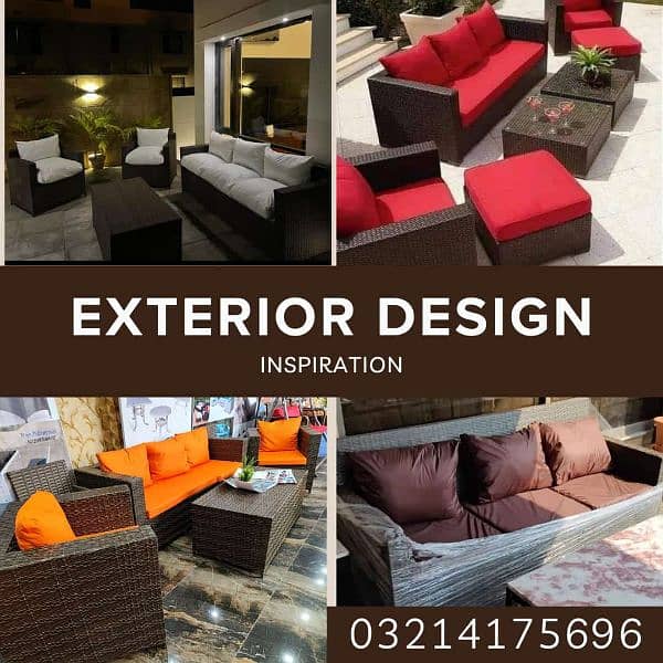 outdoor garden rattan upvc furniture sofa set chairs and table 9