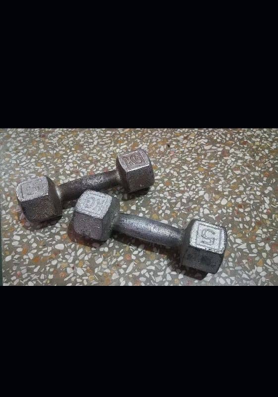 Dumbbells for sale 5kg and 8kg 2