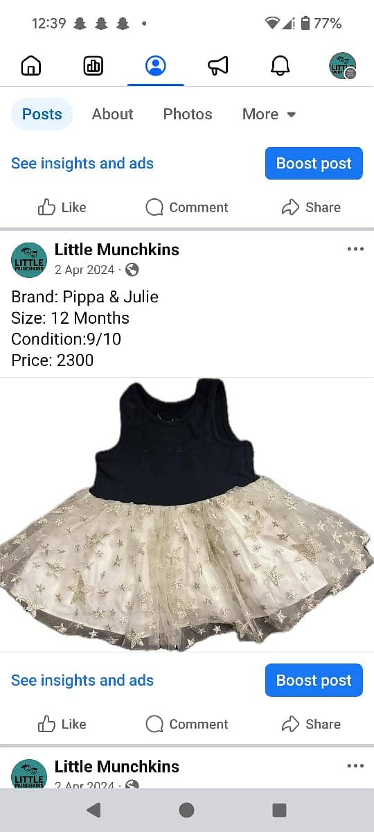 pre loved dresses / kids clothes / baby dresses / clothes /  frocks 19