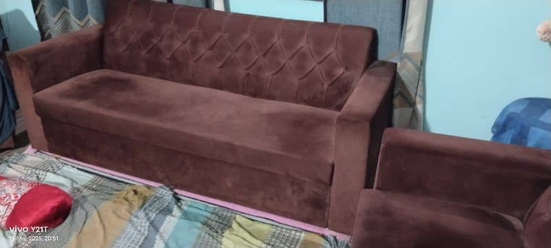 good condition 5 seater sofa set 0