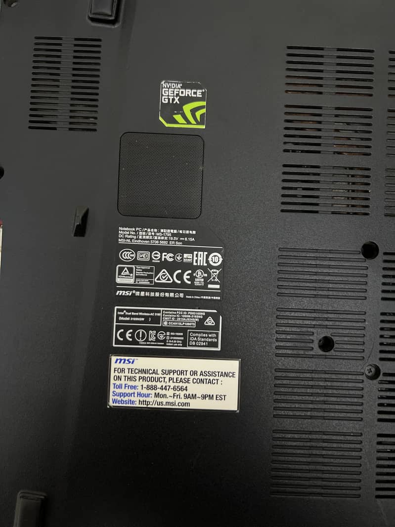 MSI Gaming Laptop – Intel Core i7, 16GB RAM, NVIDIA GTX 960M 13