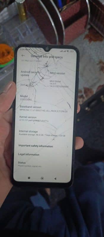 6gb128gb panel break and camer no working 6