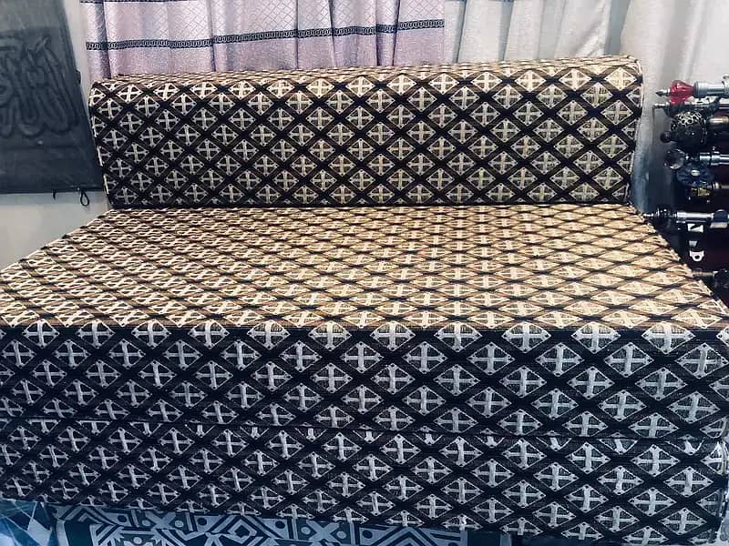 Sofa cum bed/Double cumbed/Sofa/Three seater sofa set/ 6