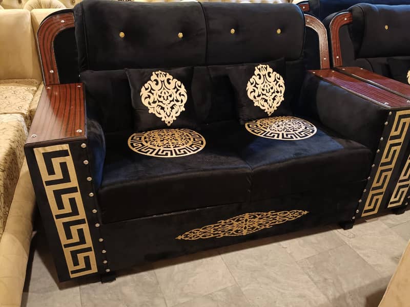 sofa set | L shape sofa | Wooden sofa | Velvet sofa | Luxury sofa 1
