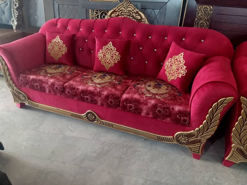 sofa set | L shape sofa | Wooden sofa | Velvet sofa | Luxury sofa 7