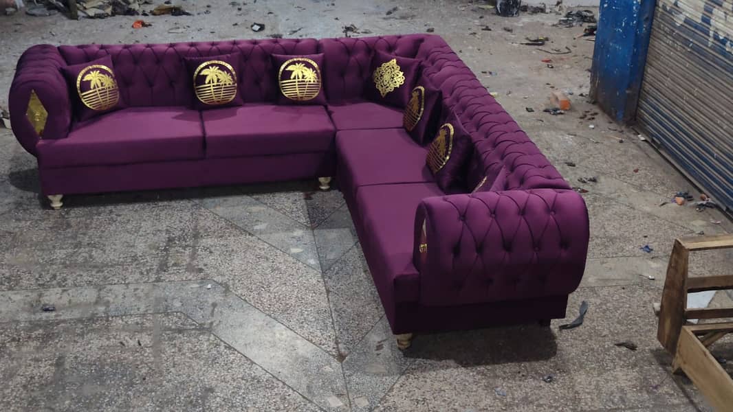 sofa set | L shape sofa | Wooden sofa | Velvet sofa | Luxury sofa 12