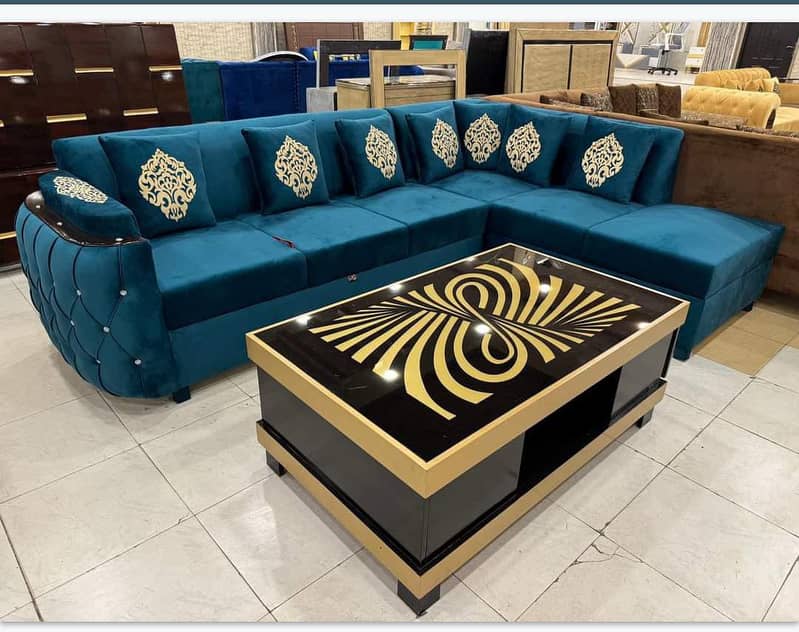 sofa set | L shape sofa | Wooden sofa | Velvet sofa | Luxury sofa 13