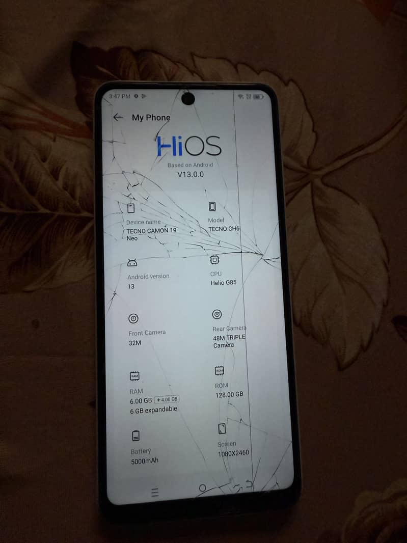 Tecno camon 19 neo 5