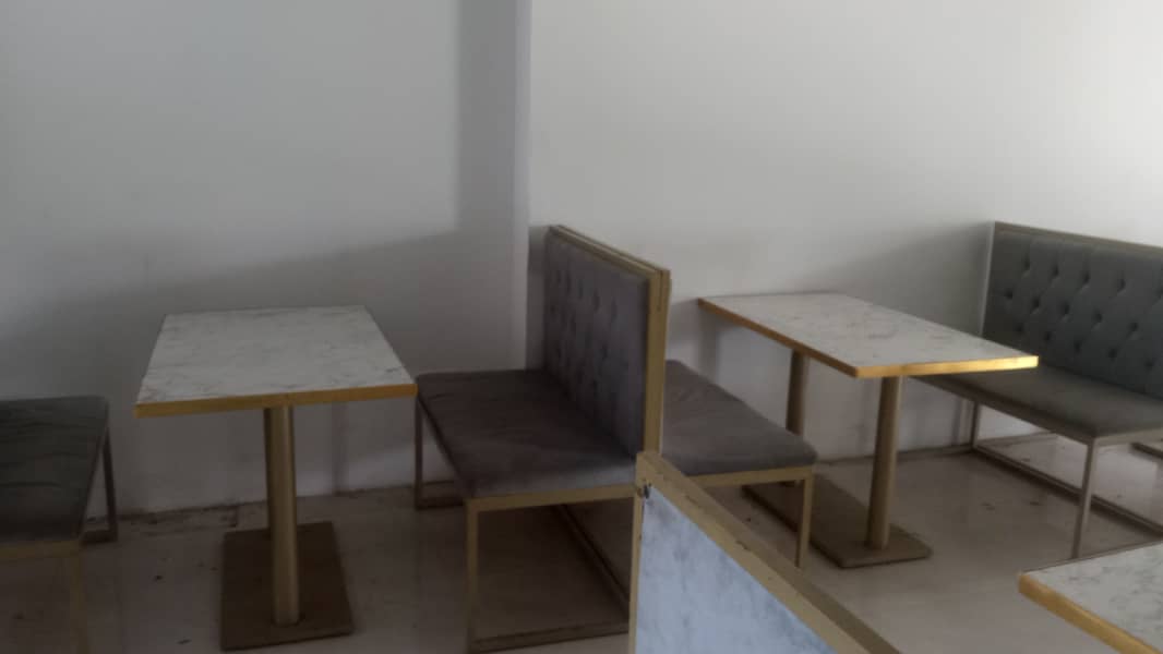 Hotel tables and benches and Sofa for Sale 1