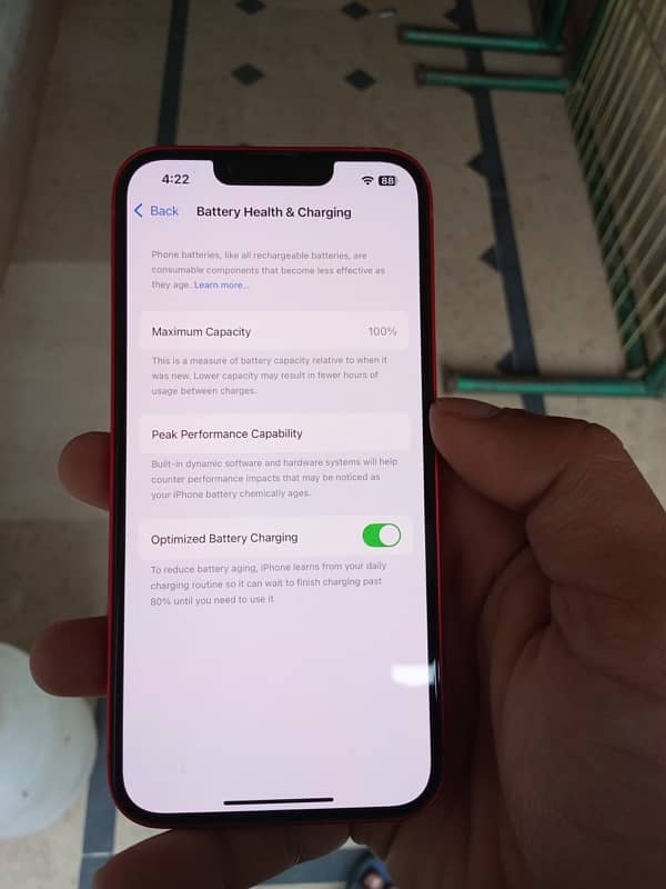 Iphone 14 non pta jv battery health 100 Memory 128 gb 2