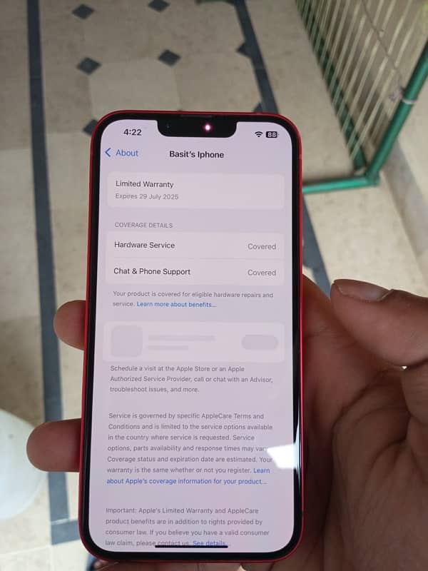 Iphone 14 non pta jv battery health 100 Memory 128 gb 6
