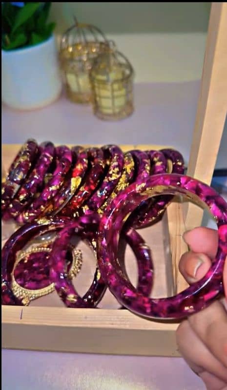 resin bangles 1
