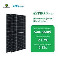 Astro Energy 585w -610 watt n type bifacial 16