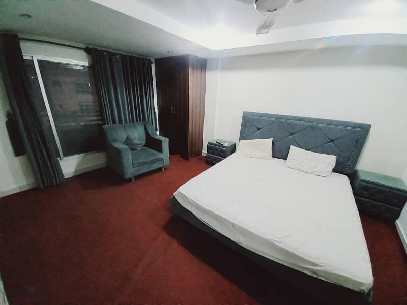1 bedroom fully luxury furnished appartment available for rent in bahria town phase 4 Civic centre 0