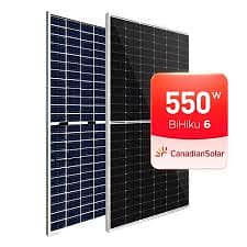 Canadian Solar panel 585W  Ntype bifacial top con 10