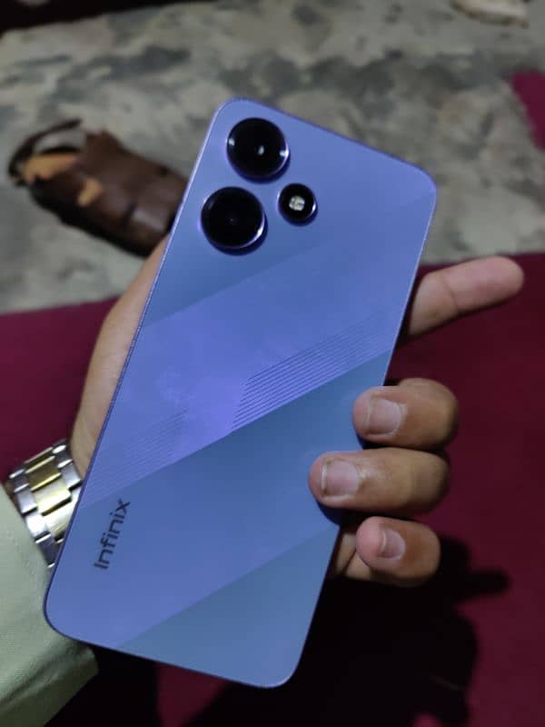 infinix hot 30play 4/64 clean condition just phone no box and charger 4
