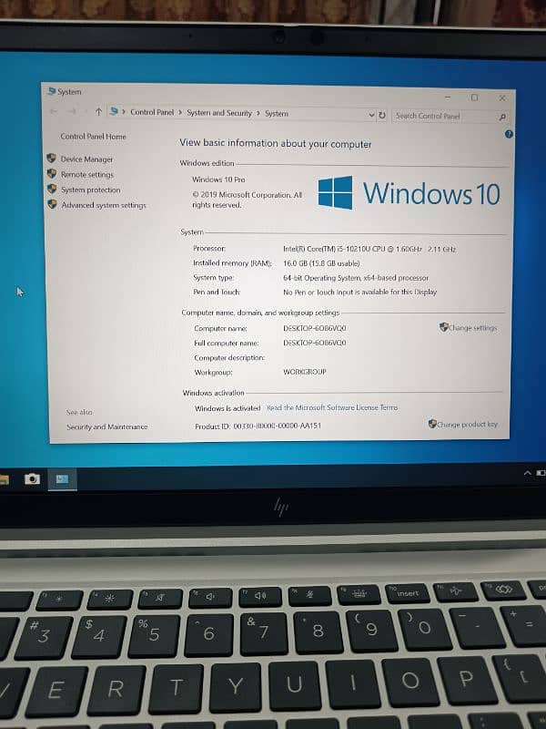 Hp 840 G7 Core i5 10th 16/512 6