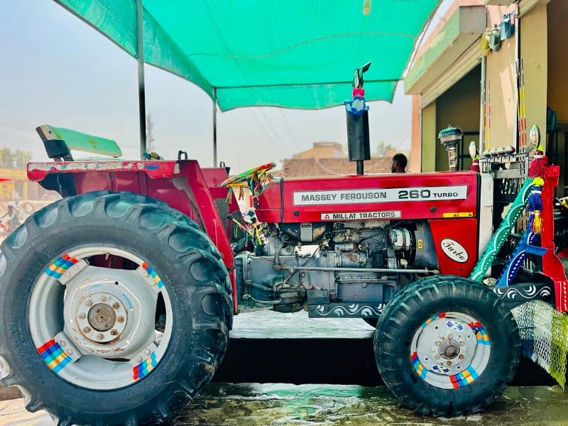 260 Messi Tractor+ Trallah+ halan 0