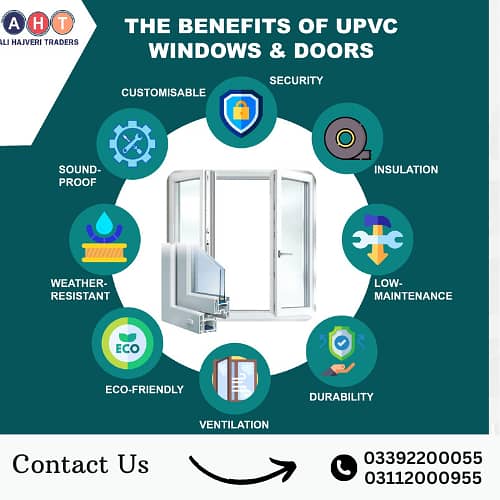 Upvc Windows/Aluminum Windows/Glass work/Fabrication/Doors 4