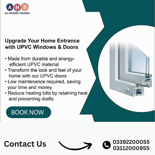 Upvc Windows/Aluminum Windows/Glass work/Fabrication/Doors 8