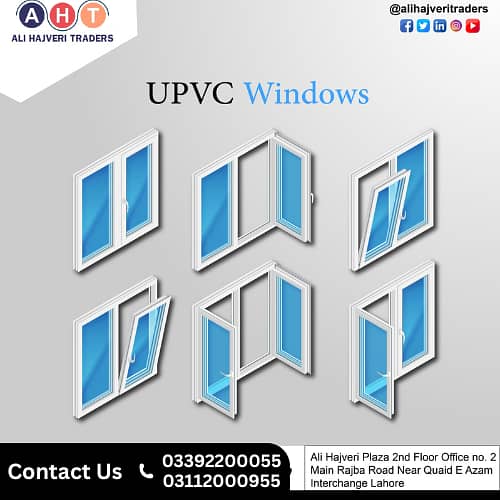Upvc Windows/Aluminum Windows/Glass work/Fabrication/Doors 17