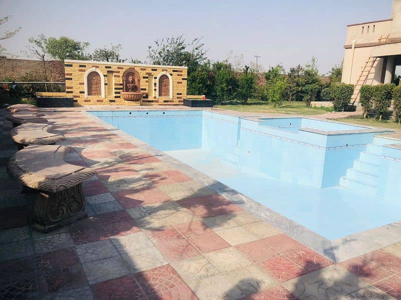 Farmhouse  Swimming pool available for rent enjoy your summer parties 9