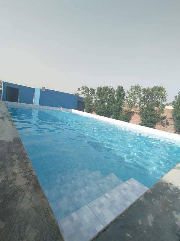 Farmhouse  Swimming pool available for rent enjoy your summer parties 14