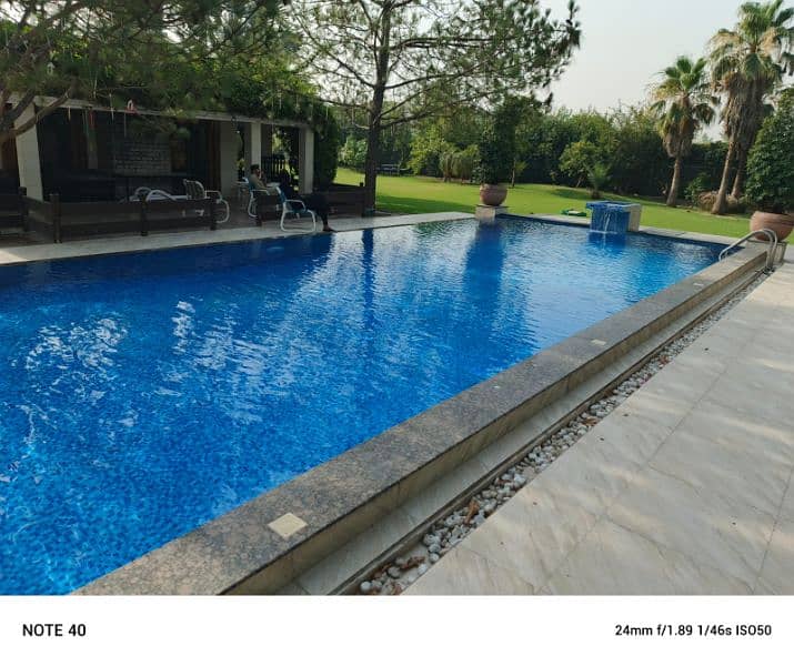 Farmhouse  Swimming pool available for rent enjoy your summer parties 16